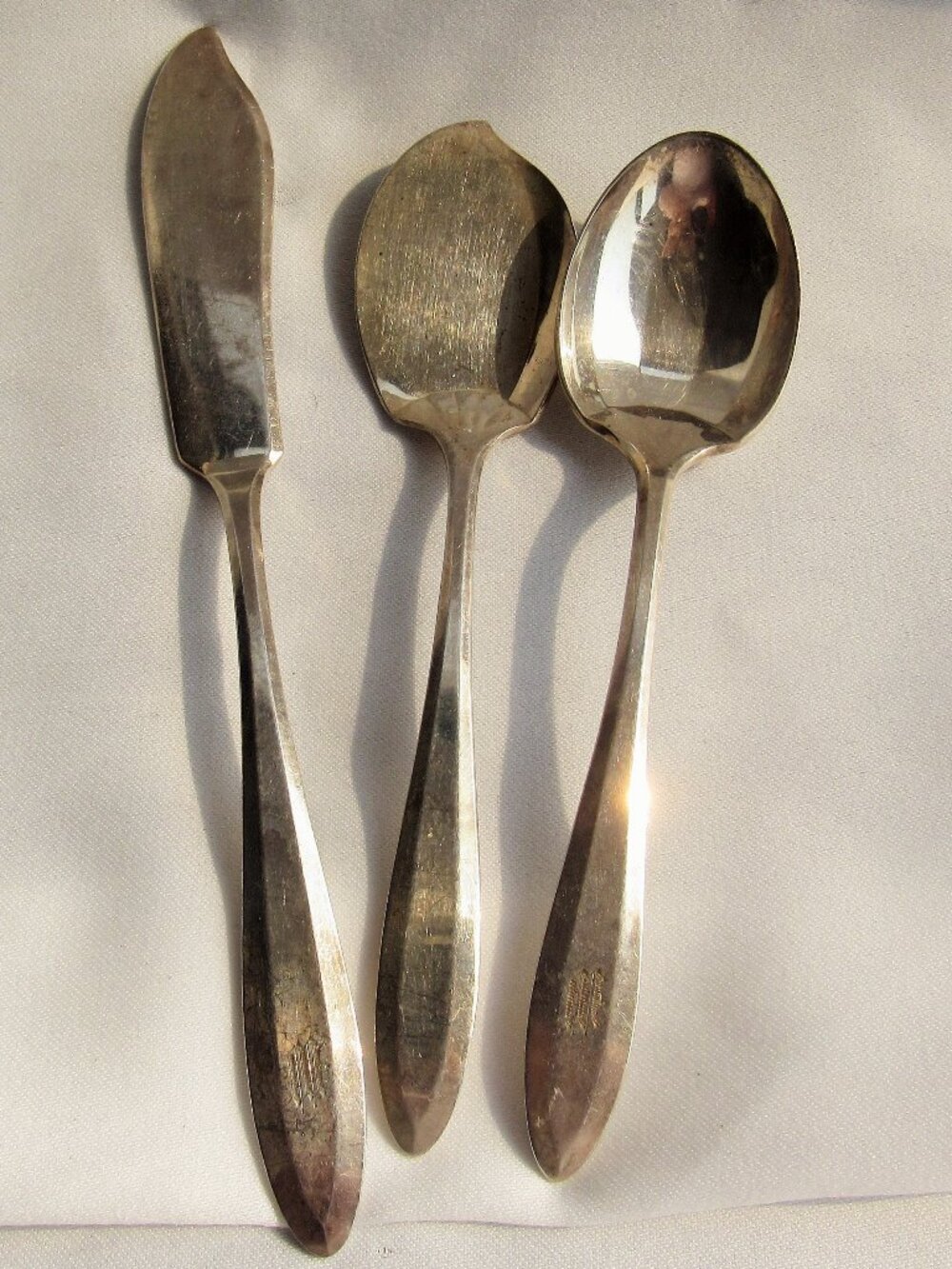 Vintage Community Plate Flatware, Jelly Spoon, Master Butter Spreader   V424